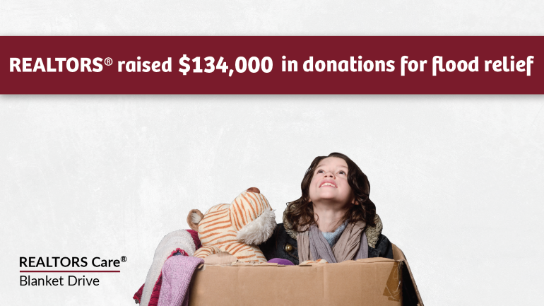 REALTORS® raise over $134,000 for BC disaster relief during the 27th annual REALTORS Care® Blanket Drive
